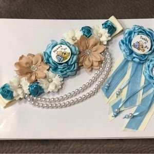 Mommy To Be Sash & Daddy To Be Pin